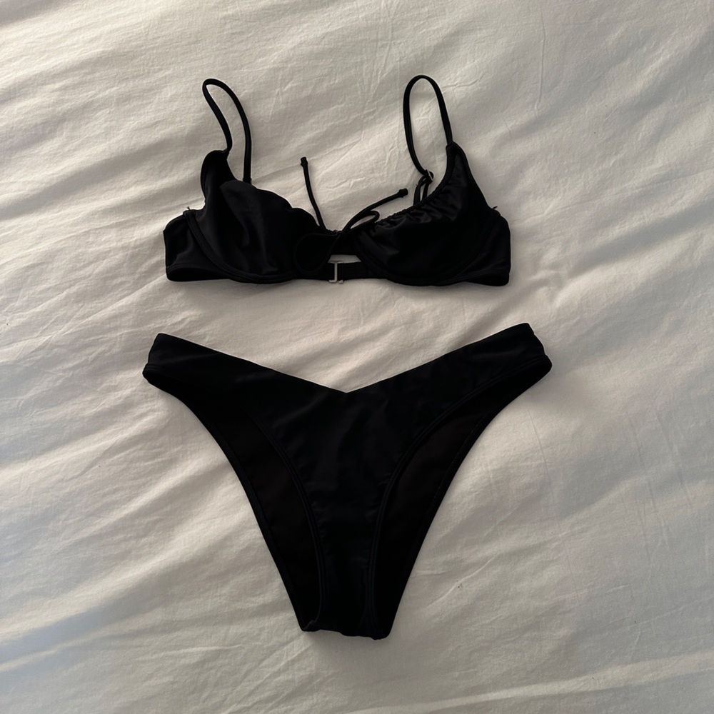 Abercrombie black bikini